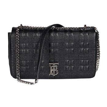 burberry bag costco|Burberry Med Quilted Leather Lola Bag, Black .